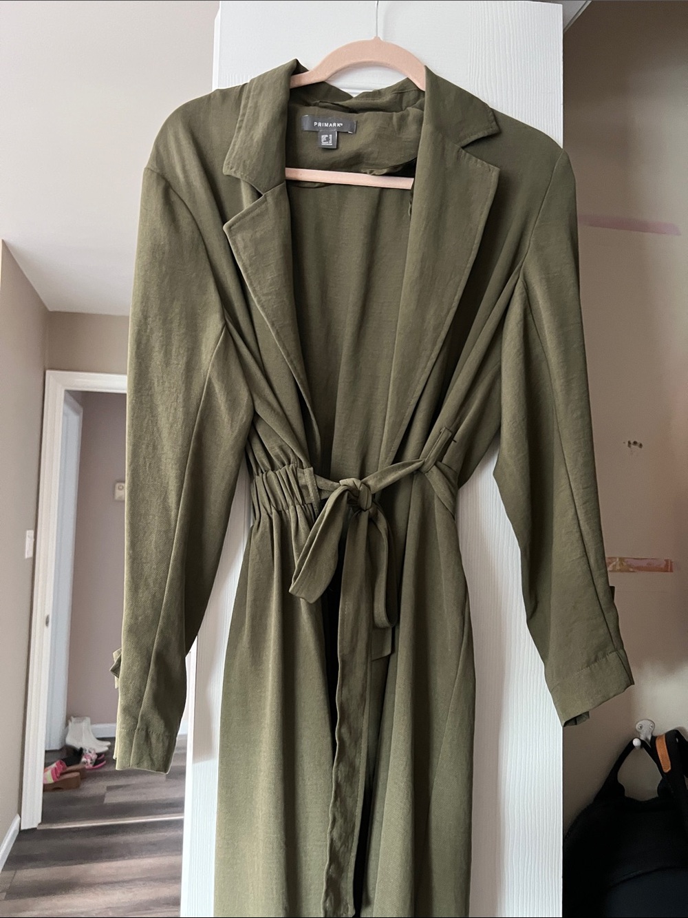 Primark Olive Lightweight Open-Front Duster - Picture 2 of 2